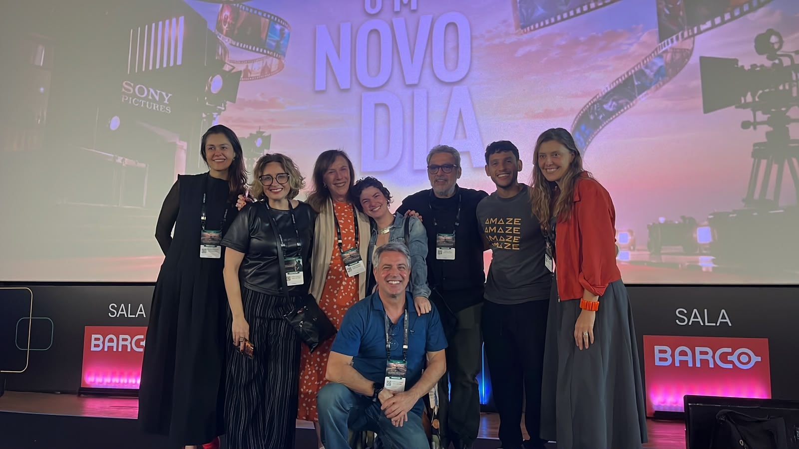 Equipe da Sony na Expocine
